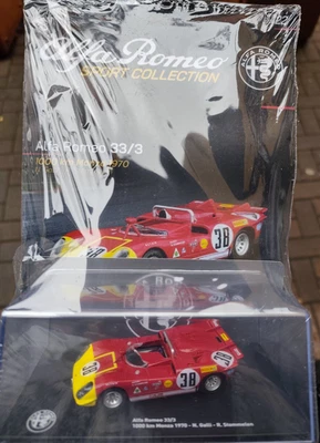 ALFA ROMEO 33/3 - 1000 KM MONZA - 1970  ALFA ROMEO SPORT COLLECTION  1:43 N#22 - Immagine 1 di 4