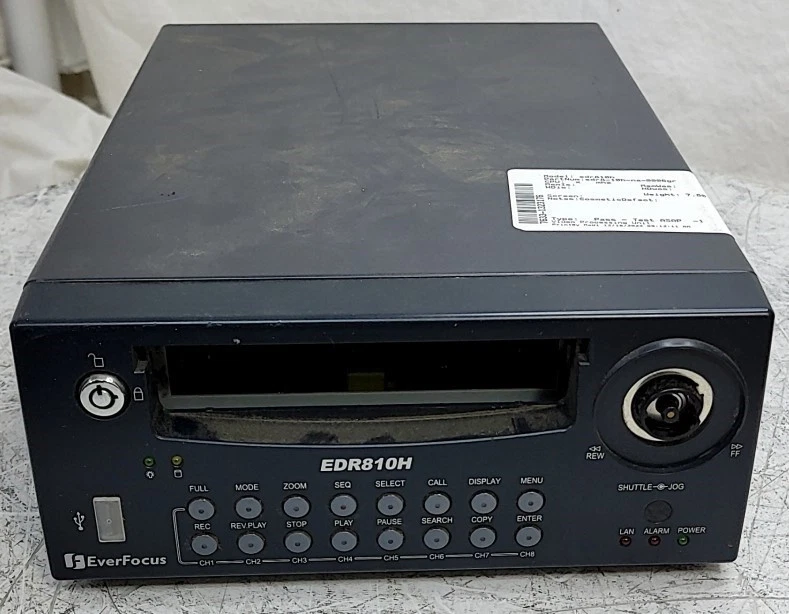 EverFocus EDR810H-NA-0006GR EDR810H 8CH Digital Video Recorder SEE NOTES - Image 1 of 4