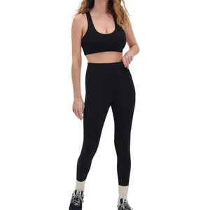 Neu mit Etikett Mate the Label Bio Stretch Midi Legging tiefschwarz Größe S Einzelhandel 88 $ - Bild 1 von 7