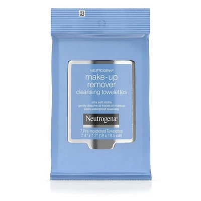 Neutrogena Make-Up Remover Cleansing Towelettes, 7 Count, Packaging May Vary - Image 1 of 4