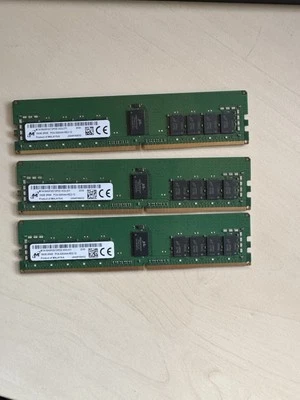 MTA18ASF2G72PDZ-3G2E1VI 3x RAM 16GB 2Rx8 PC4-3200AA-RE2-12 (48 GB DDR4) - Bild 1 von 3