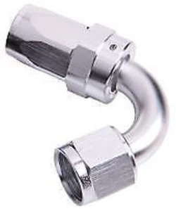 Aeroflow AF104-10S -10AN Taper Series 120 Degree Hose End Silver - Picture 1 of 4
