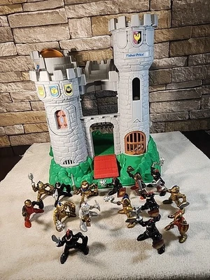Juego Castillo Grandes Aventuras Fisher-Price 1994 De Colección ¡Incluye 15 Caballeros!! Foto 1 de 4