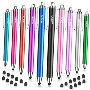 Stylus Pens for Touchscreens, 10 Pack Thin Rubber Tip Stylus 6mm*10 pack - Picture 1 of 7