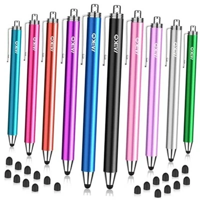 Stylus Pens for Touchscreens, 10 Pack Thin Rubber Tip Stylus 6mm*10 pack - Image 1 of 4