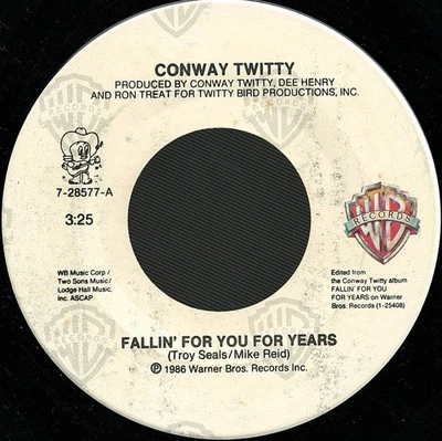 Conway Twitty, Fallin' For You For Years, (7", Single), NM or M-, 3584309169 - Image 1 of 4