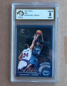MICHAEL JORDAN 2002-03 Topps - #10 - CGA 8 NM-MINT Not PSA - Picture 1 of 2