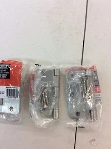 Everbilt Satin Nickel Door Hinge 3” Set Of 3 (EE2) - Picture 1 of 1
