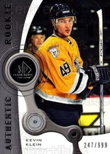 2005-06 Sp Game Used #220 Kevin Klein