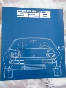 Porsche 928 brochure c1970's English text - Picture 1 of 2