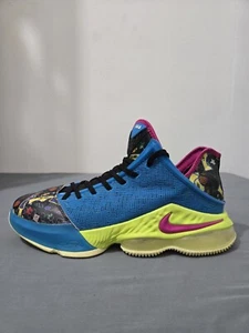 Nike Shoes Mens 11.5 Lebron 19 Low shoes Lebronival Blue citron tint react - Picture 1 of 15