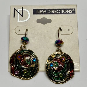 New Directions Andromeda Earrings Women's Colorful Dangle Fashion Jewelry NWT - Picture 1 of 10