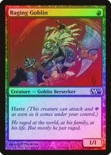 Raging Goblin FOIL Magic 2010 / M10 PLD Red Common MAGIC MTG CARD ABUGames