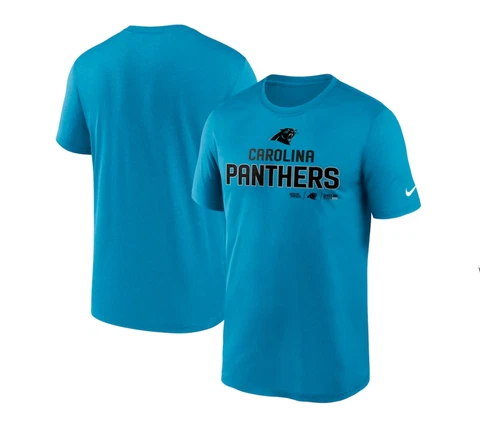 Nike Carolina Panthers Mens Community Legend Dri-Fit T-Shirt (M,L,XL) Shirt Cover