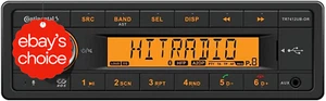 Continental TR7412UB-OR 12V Radio Bluetooth Orange Display Bundle AC111 - Picture 1 of 12