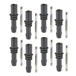 ACCEL 170033 High Performance Ignition Coil boots, Black, 8-Pack