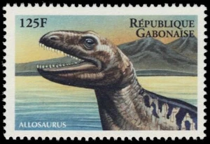 GABON 1007 - Prehistoric Animals "Allosaurus" (pb40338) - Picture 1 of 1