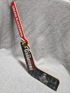 Chicago Blackhawks 2015 - 6 Time Stanley Cup Champion Mini Goalie Hockey Stick - Picture 1 of 8