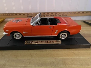 Gebraucht ohne Originalkarton..Mira 1964 1/2 Ford Red Mustang.Maßstab 1/18 - Bild 1 von 16