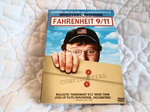 FAHRENHEIT 9/11 DVD NEW MICHAEL MOORE DOCUMENTARY TERRORIST ATTACKS WAR MILITARY - Bild 1 von 8