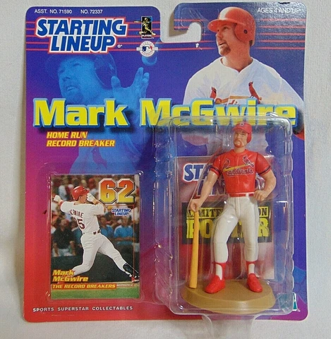 Mark McGwire MLB VTG Starting Lineup Hasbro 1999 Action Figure Trading Card NIB Cover