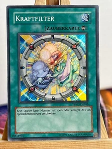 Kraftfilter TDGS-DE058 Super Rare Deutsch VG YUGIOH - Bild 1 von 1