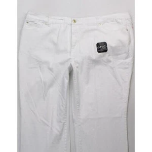 INC Womens Plus 24W Stretch Jeans Pocket Slim Tech Fit Boot Cut Color Denim - Picture 1 of 3