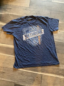 Dethrone Royalty T Shirt MMA Distressed Blue And Orange Mens XL T Shirt UFC - Picture 1 of 4