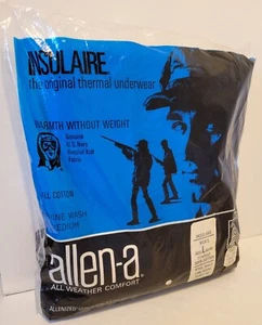 Vtg - 1969 allen-a All Weather Comfort Thermal Underwear - Long Sleeve Top - Picture 1 of 16