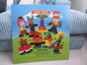 McDonalds translite 1999,happy meal Lego 55cm x 55 cm - Picture 1 of 1