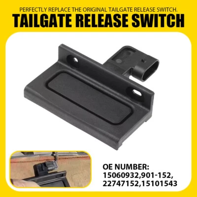 Tailgate Release Button Trunk Switch for 2006-2011 Chevy HHR/04-05 GMC Envoy XUV - Image 1 of 4