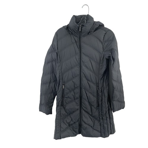 Michael Kors Giubbotto imbottito grigio con cappuccio donna XS regular usato
