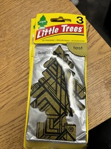 2 Little Trees Gold 3 Pack Each 6 Total - Picture 1 of 2