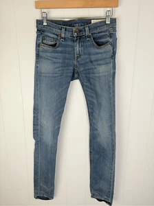Jeans alla caviglia Rag and Bone Dre vita bassa slim ragazzo in Perry $ 225 taglia 24 - Foto 1 di 10