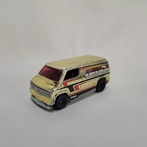 Hot Wheels Custom '77 Dodge Van #023 HW Super Chromes 4/5 Gold Loose - Picture 1 of 7