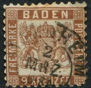 Berlin 9 Kreuzer 1962-64 Brown Orig US - Picture 1 of 1