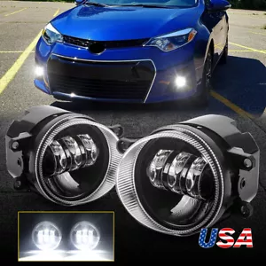 Lámpara de conducción con luces antiniebla led para TOYOTA CAMRY COROLLA RAV4 MATRIZ VENZA TRANSPARENTE H11 - Imagen 1 de 9