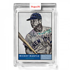 2021 TOPPS PROJECT 70 CARD #473 MICKEY MANTLE - BY LAUREN TAYLOR