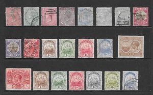 BERMUDAS VARIOS NÚMEROS USADOS 1865 a 1932 - Imagen 1 de 2