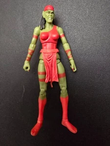 2008 Marvel Legends Skrull Elektra 6 Zoll lose unvollständig Ronin Pack kein BAF - Bild 1 von 3