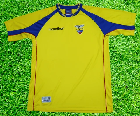 Ecuador Soccer Jersey Football Shirt 100% Original Size L World Cup 2002 Home Cover