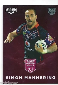 2014 NRL Elite Women In League (WIL 7/9) Simon MANNERING Warriors - Picture 1 of 1