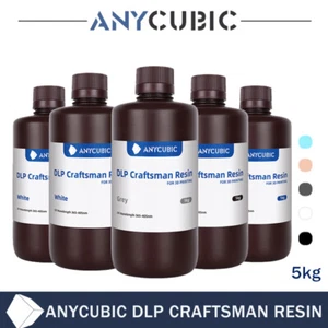 5 Stücke ANYCUBIC DLP Craftsman Resin 1000g UV Harz für SLA LCD DLP 3D Drucker - Afbeelding 1 van 13