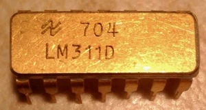 National LM311N-14 Voltage Comparator - Vintage Gold - NOS - Picture 1 of 1