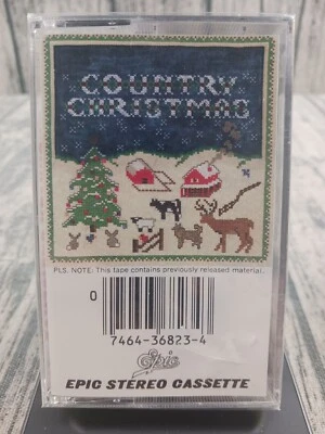 Country Christmas (Cassette, 1980, CBS) Johnny Cash, Charlie Rich - Brand New  - Image 1 of 2