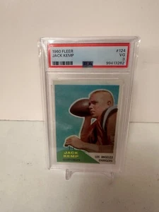 1960 Fleer #124 Jack Kemp RC PSA 3 - Bild 1 von 2