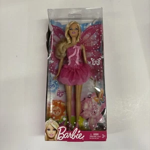 2012 Barbie Fairytale Magic Butterfly Doll with pink tutu - Picture 1 of 2