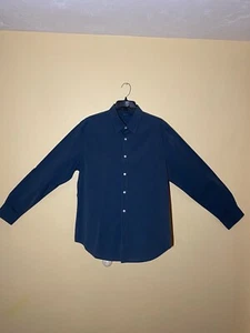 Perry Ellis shirt Blue Long sleeve Male - Picture 1 of 8