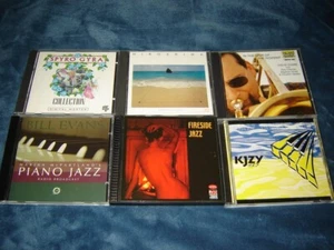 Lot of 6 jazz CD's Fireside, KJZY comp, Bill Evans, Spyro Gyra, Hiroshima, Turre - Imagen 1 de 2