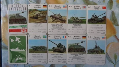 Quartett Ketten Fahrzeuge Ausgabe 1969 - Bild 1 von 4